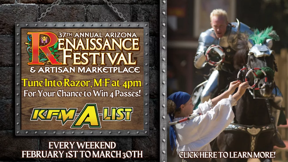 37th Annual Arizona Renaissance Festival & Artisan Marketplace.