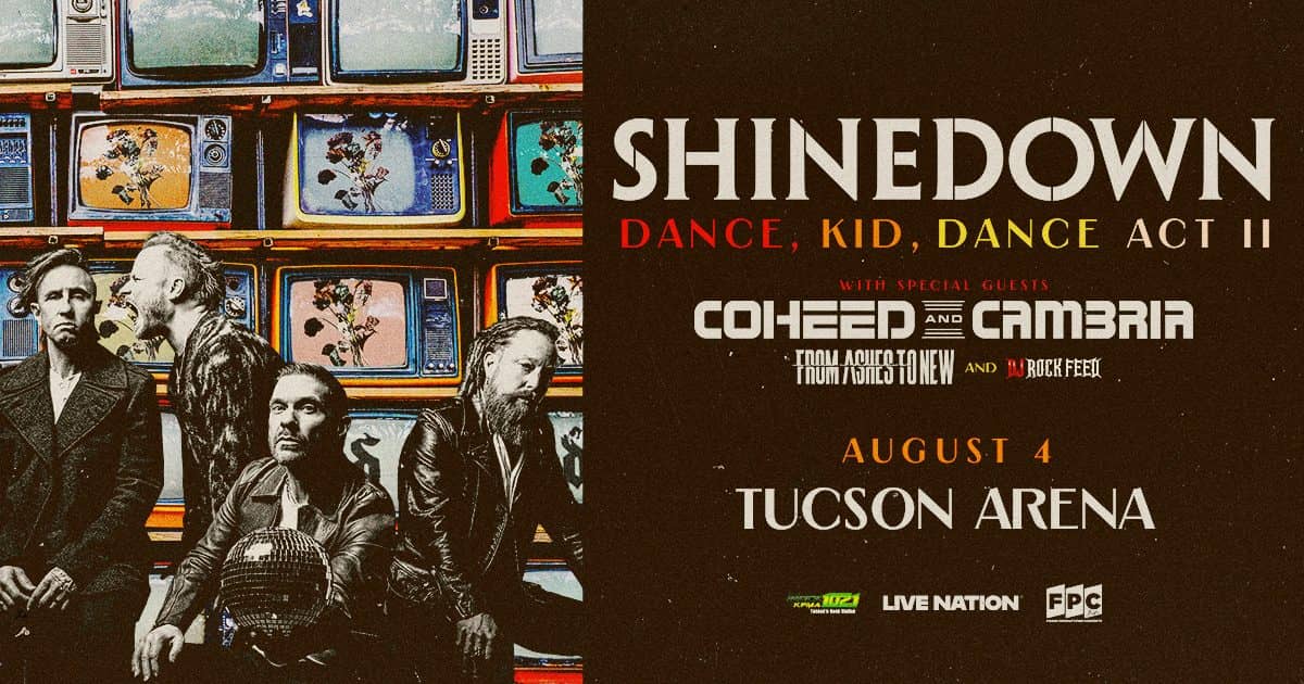 Rock 102.1 KFMA PRESENTS SHINEDOWN – ROCK 102.1 KFMA
