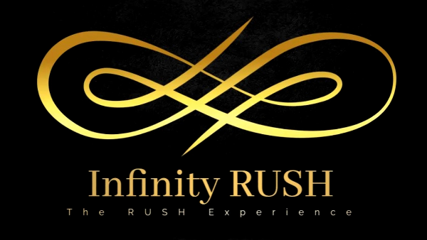 Infinity RUSH logo and title