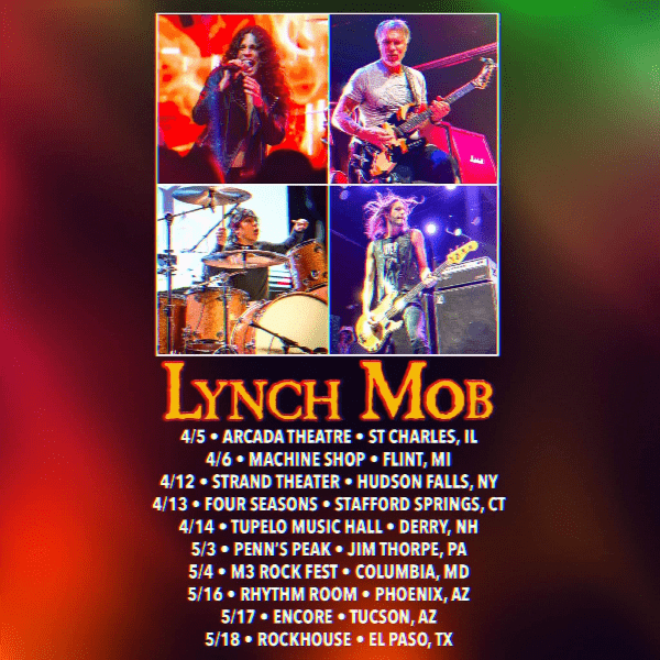 Lynch Mob tour poster
