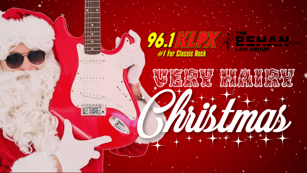 All Day Christmas Eve and Christmas Day, 96.1 KLPX will have 48 hours of pure hair rock from the 70's, 80s and beyond!