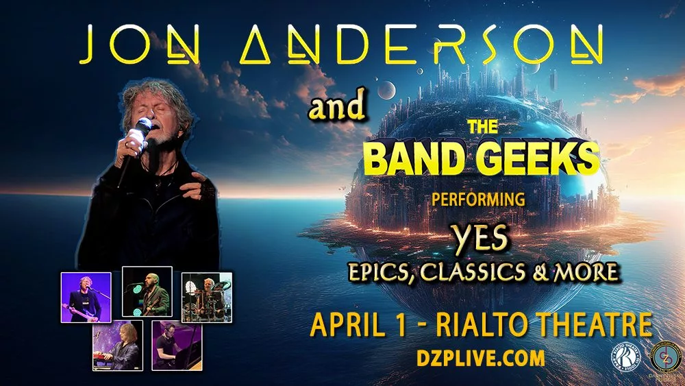 96.1 KLPX presents Jon Anderson and The Band Geeks, live from the Rialto Theatre on April 1, 2025.