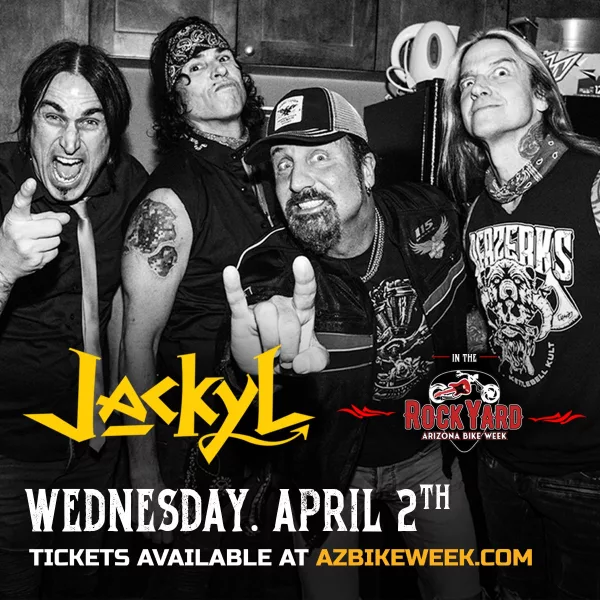 Jackyl Bike Week 2025 tour poster