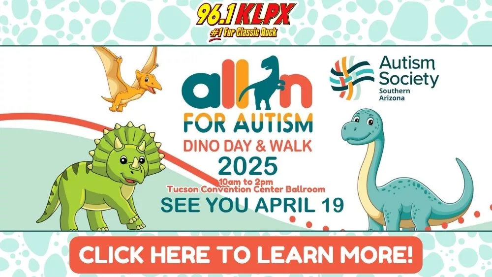 All In For Autism Day Dino Walk Slider KLPX