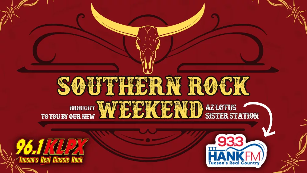Southern Rock Weekend. Brought to you by AZ lotus's new sister station, 93.3 HankFM