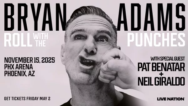 Brian Adams with Pat Benatar & Neil Giraldo @ PHX Arena (Formally Footprint Center)
