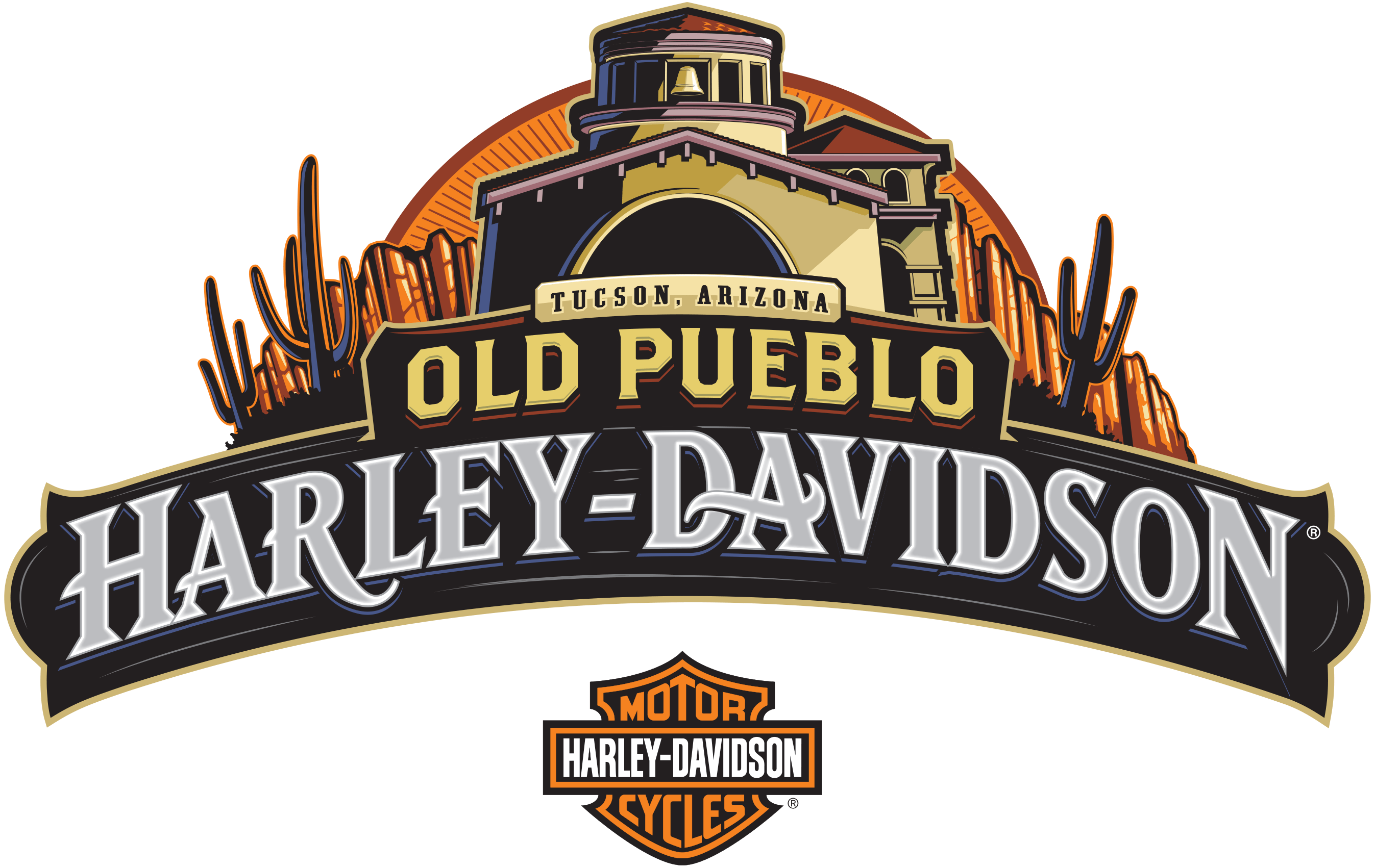 Old Pueblo Harley-Davidson logo