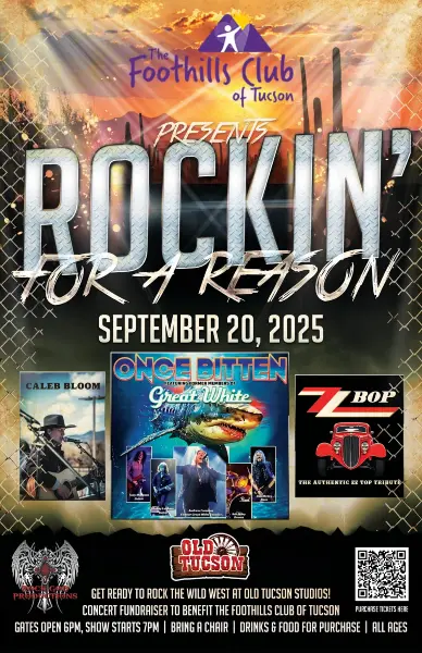 Rockin' For A Reason 2025 event flyer