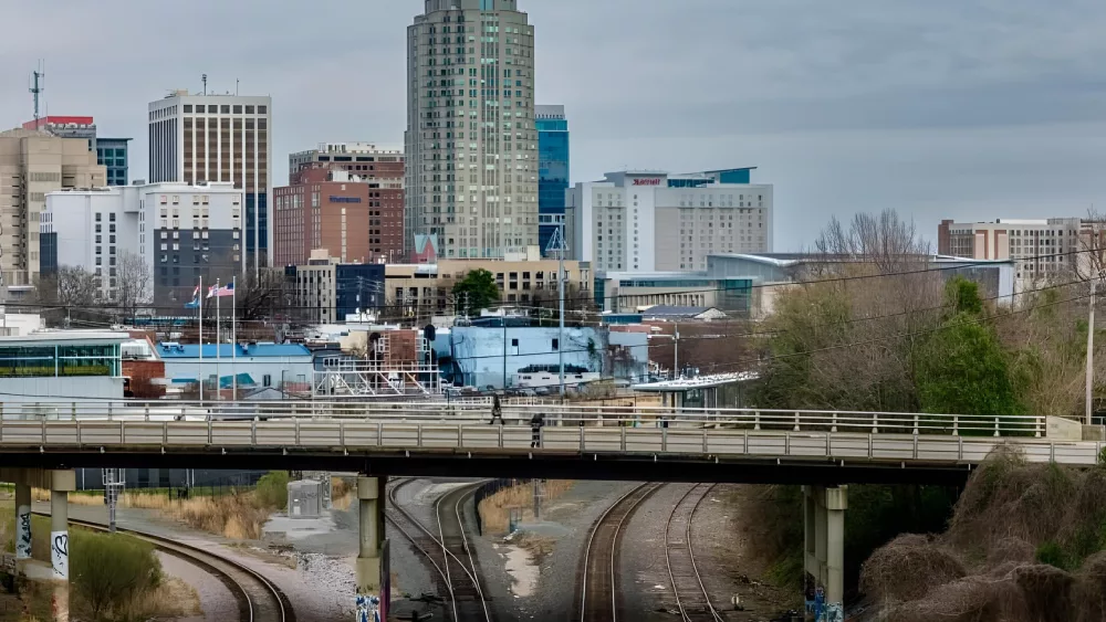 city-bridge-spanning-train-tracks-in-downtown-raleigh-north-carolina