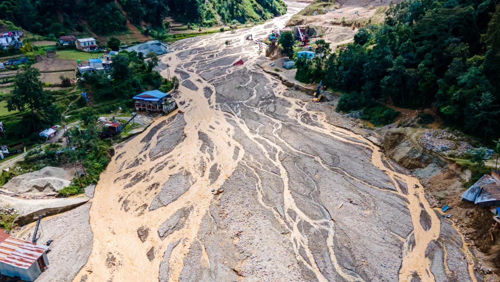 the-aerial-view-shows-the-flood-affected-tikabhairab-region-of-southern-lalitpur-nepal