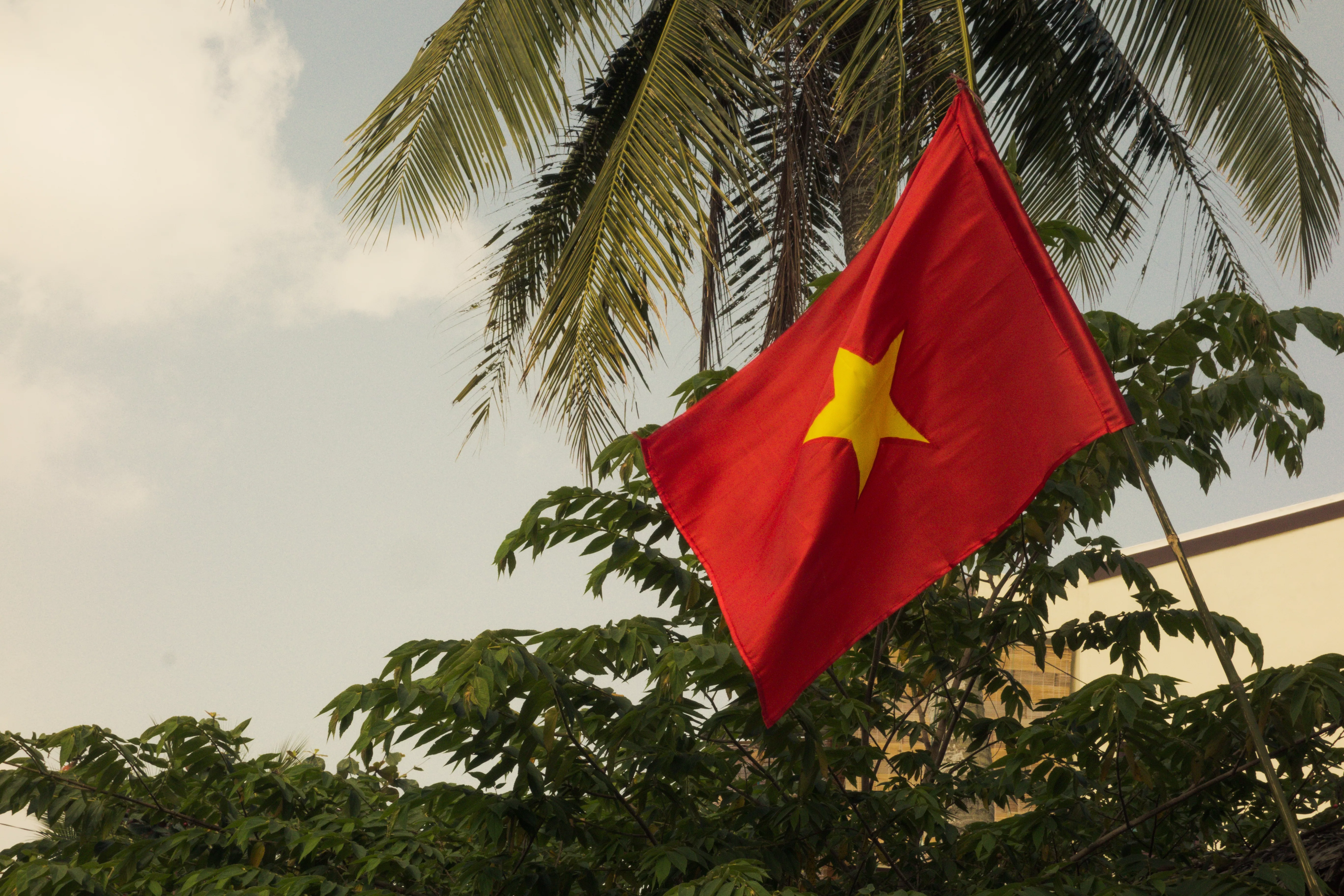 vietnam-flag-near-the-beach-2024-09-13-18-09-10-utc