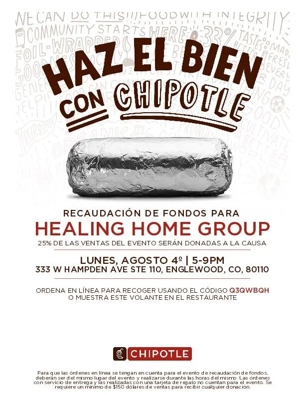 Healing Home Group (spanish flyer)