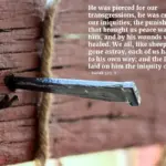 Today’s Verse – Isaiah 53:5-6