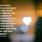 Today’s Verse – 2 Corinthians 5:14-15