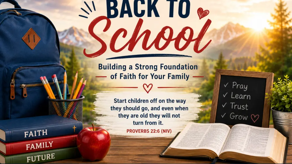 Back to School: Building a Strong Foundation of Faith for Your Family