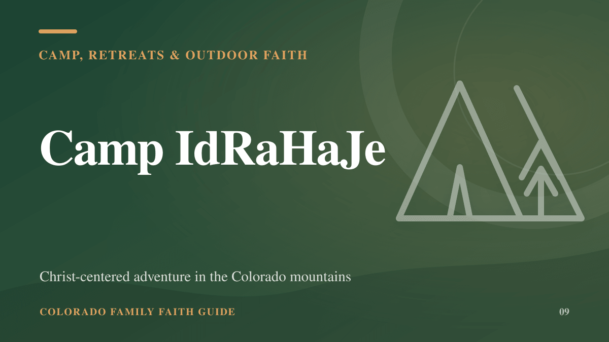 Camp IdRaHaJe — camp, retreats, and outdoor faith resource