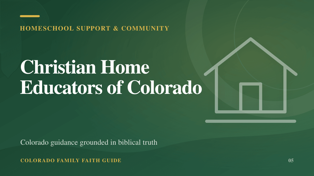 Christian Home Educators of Colorado — homeschool support and community resource