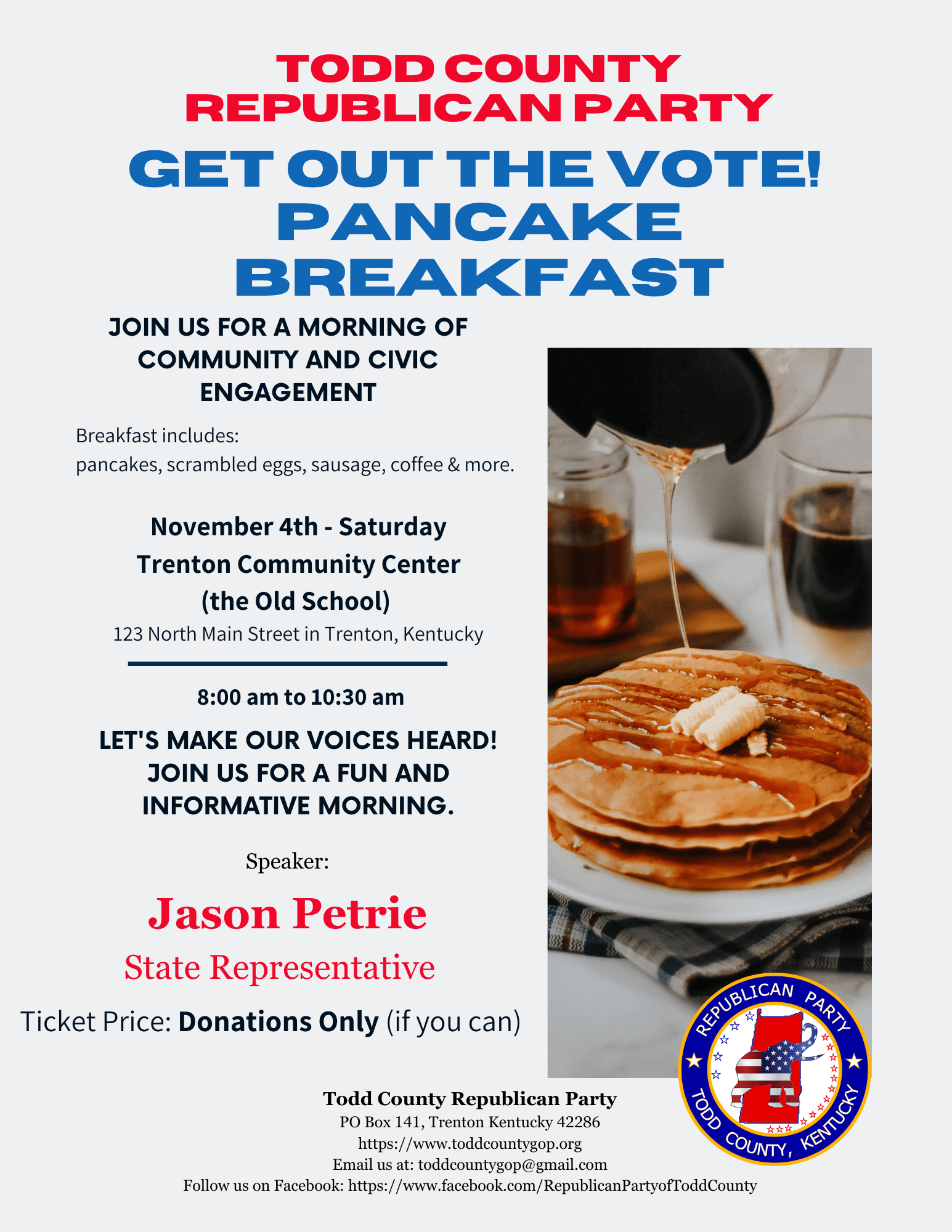 get-out-the-vote-pancake-breakfast