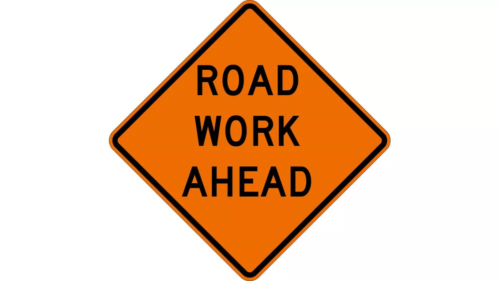 road-work-ahead