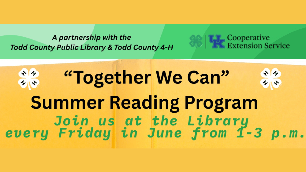 Todd Library Todd County Library Partners With 4-H For Summer Programming | WEKT ...