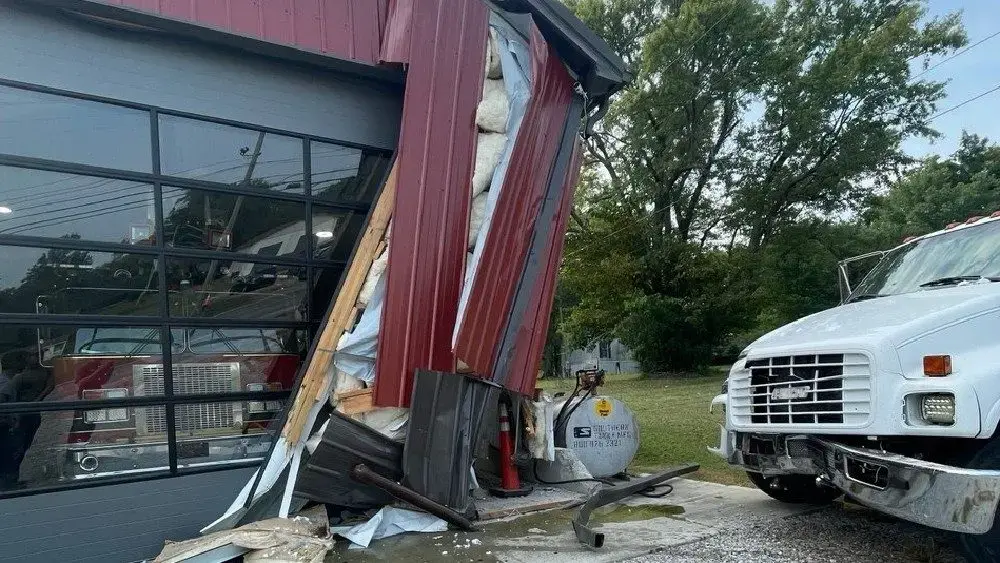 Fire Department Building Damaged In Fairview Crash | WEKT - Ham ...