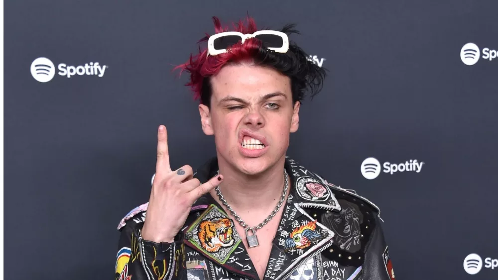 Yungblud arrives for the Spotify Best New Artist 2020 Party on January 23^ 2020 in Los Angeles^ CA