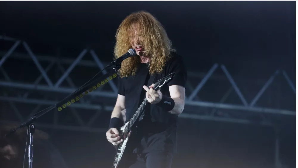 Dave Mustaine of Megadeth performing at Monster Energy Rock Off festival - 07.10.2016 - Turkey / Istanbul
