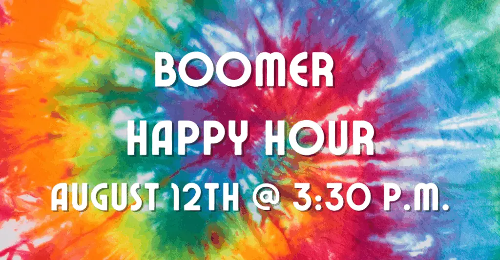 August Boomer's Happy Hour