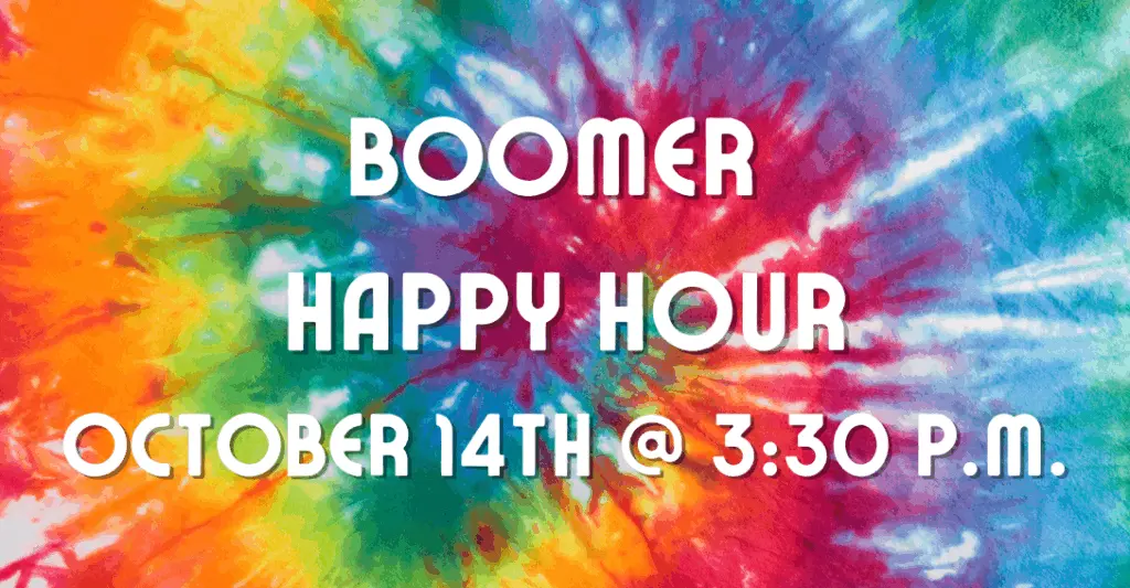 Boomers Happy Hour October