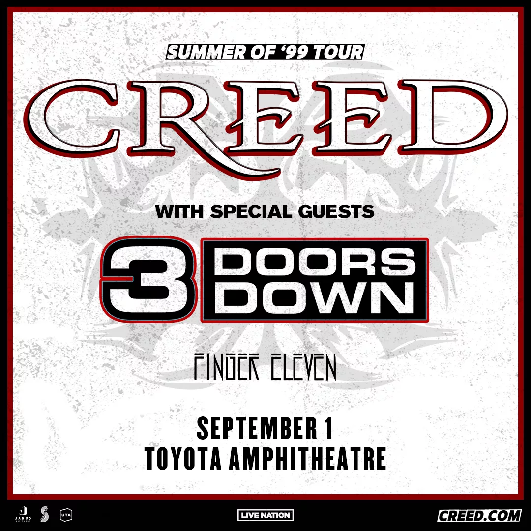 Creed with 3 Doors Down at Toyota Ampitheatre