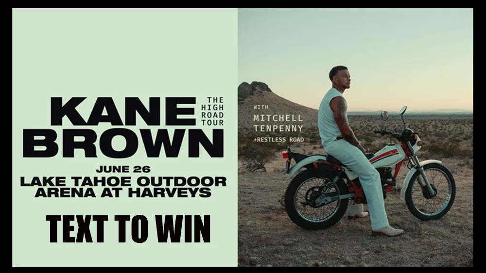 KANE BROWN Text to win slider image of concert art work