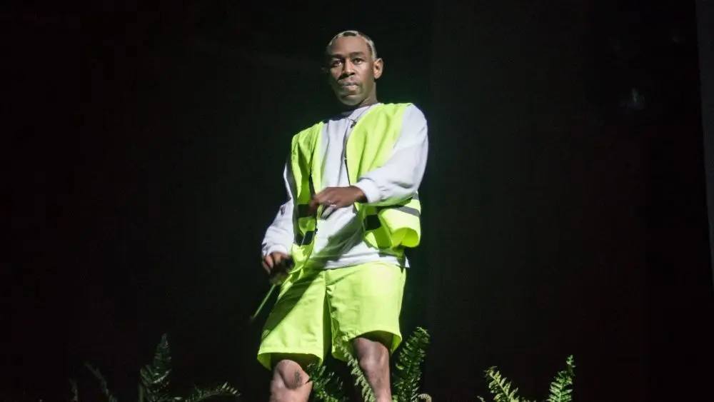 Tyler^ the Creator in concert at The Armory in San Francisco^ CA SAN FRANCISO^ CA - JANUARY 29^ 2018