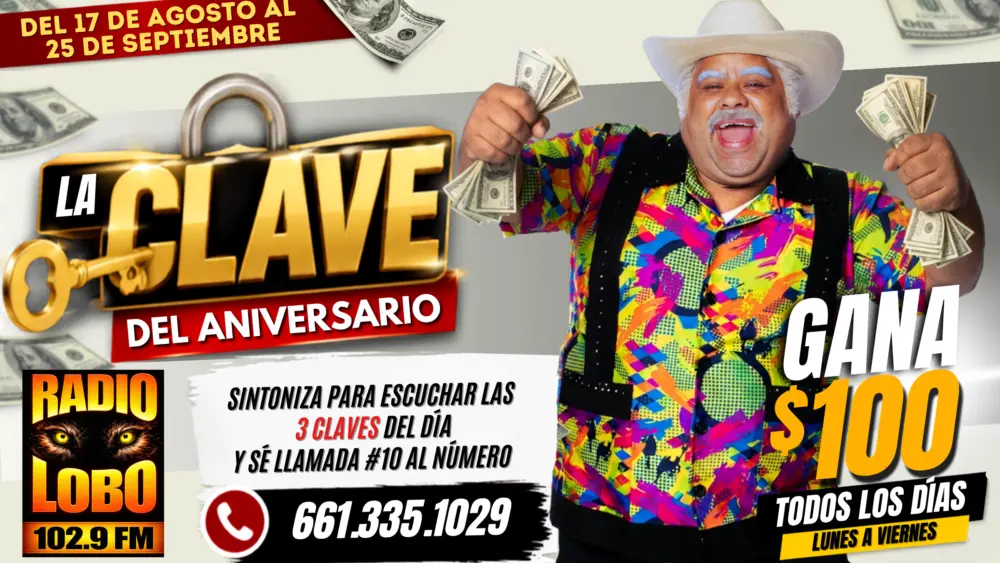 Don Cheto cash al aire number one radio la que toca puras buenas estacion #1 Bakersfield radio spanish stations