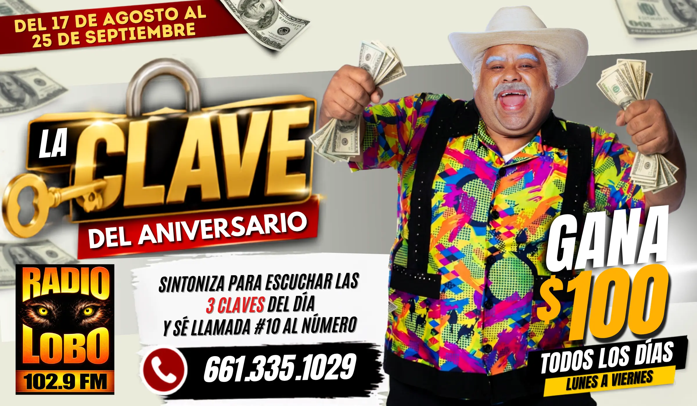 Don Cheto cash al aire number one radio la que toca puras buenas estacion #1 Bakersfield radio spanish stations