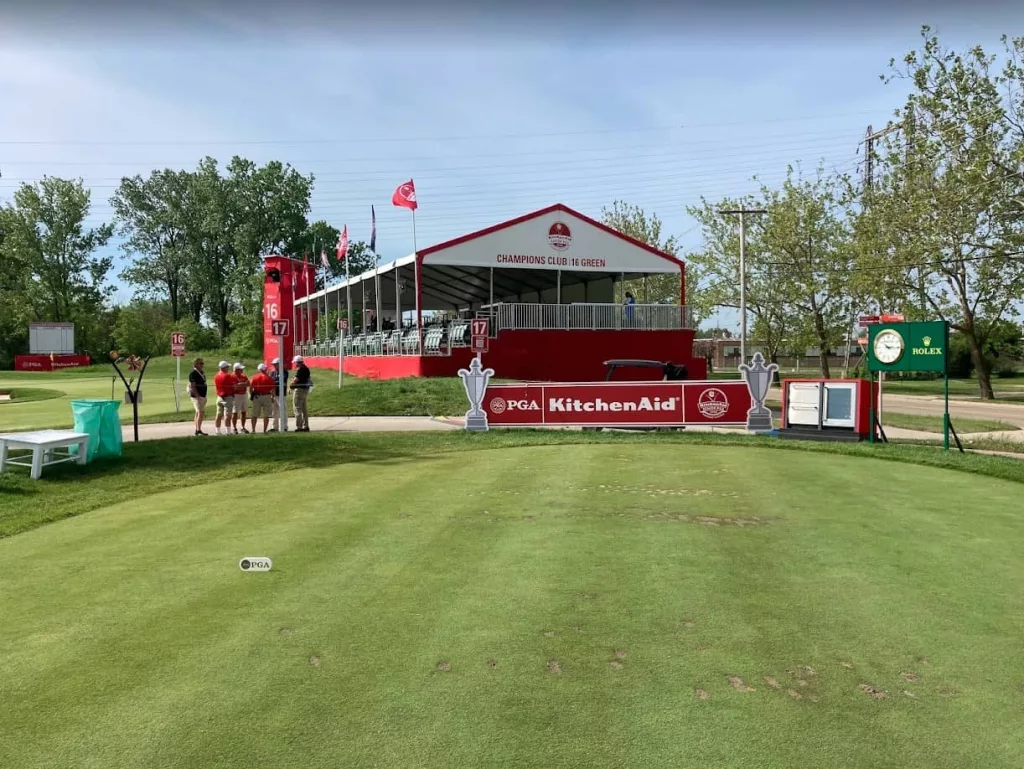 BuildOut Begins KitchenAid Senior PGA Championship Starts Taking