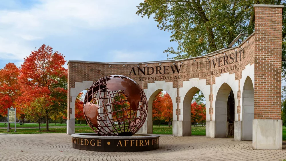 Andrews U. entrance
