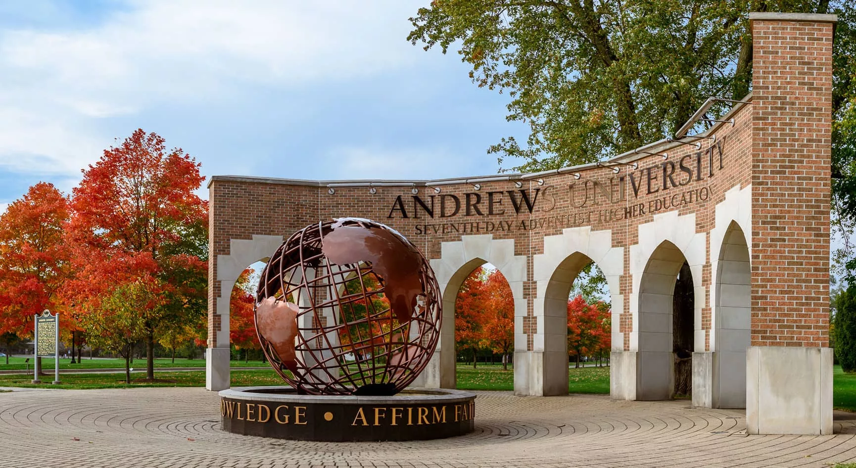 Andrews U. entrance