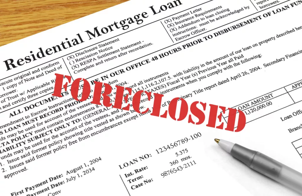 foreclosed