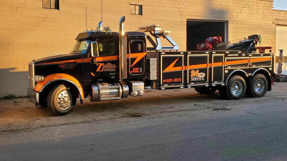 zielke black and orange truck