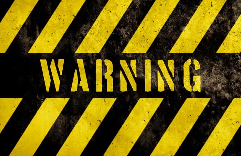 warning