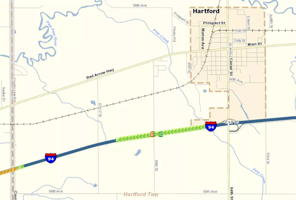 hartfordroadclosed