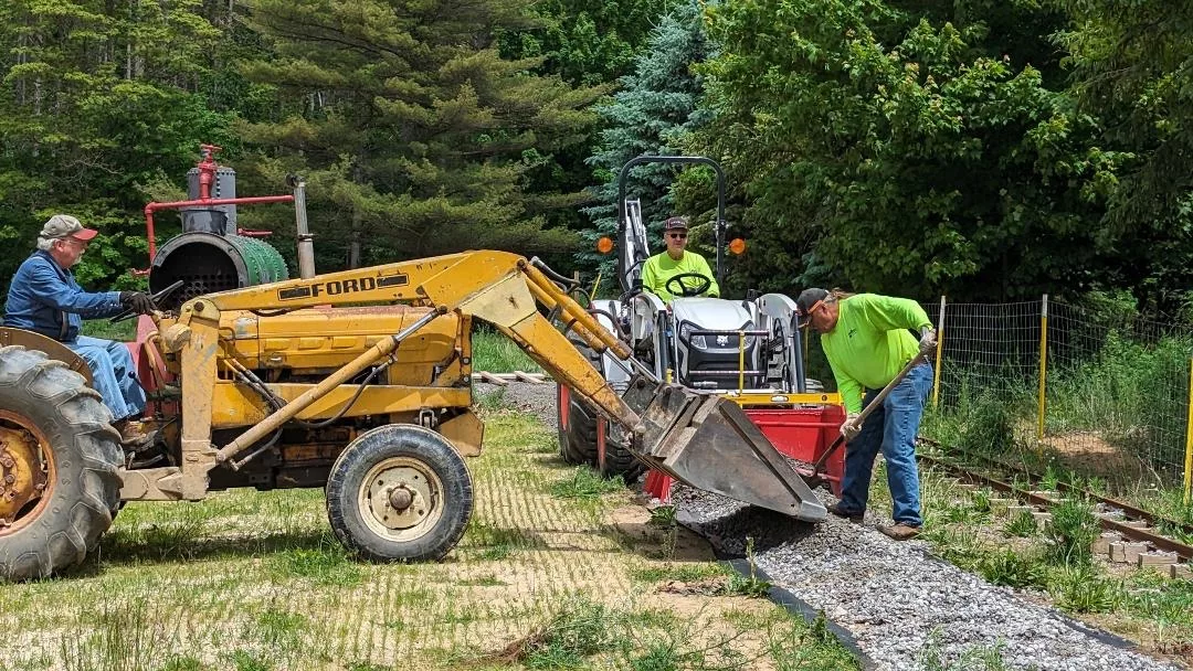 Flywheelers railroad work