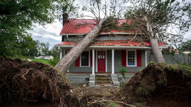 Hurricane Helene damage