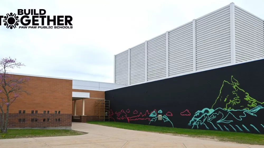 paw paw hs mural