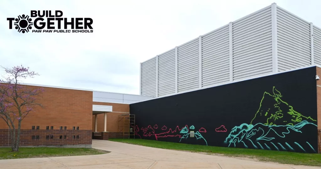 paw paw hs mural
