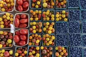 farmers mkt veg fruit