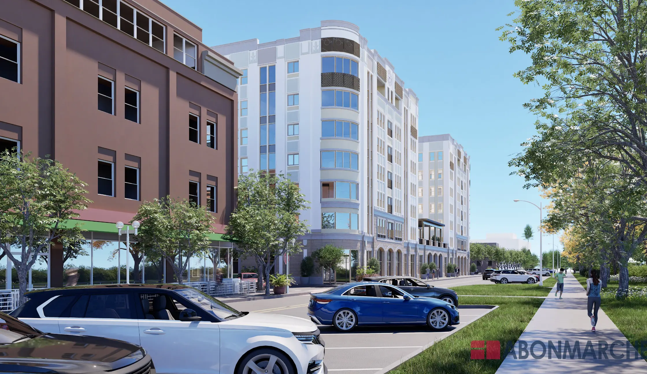 Northern view of The Marquette