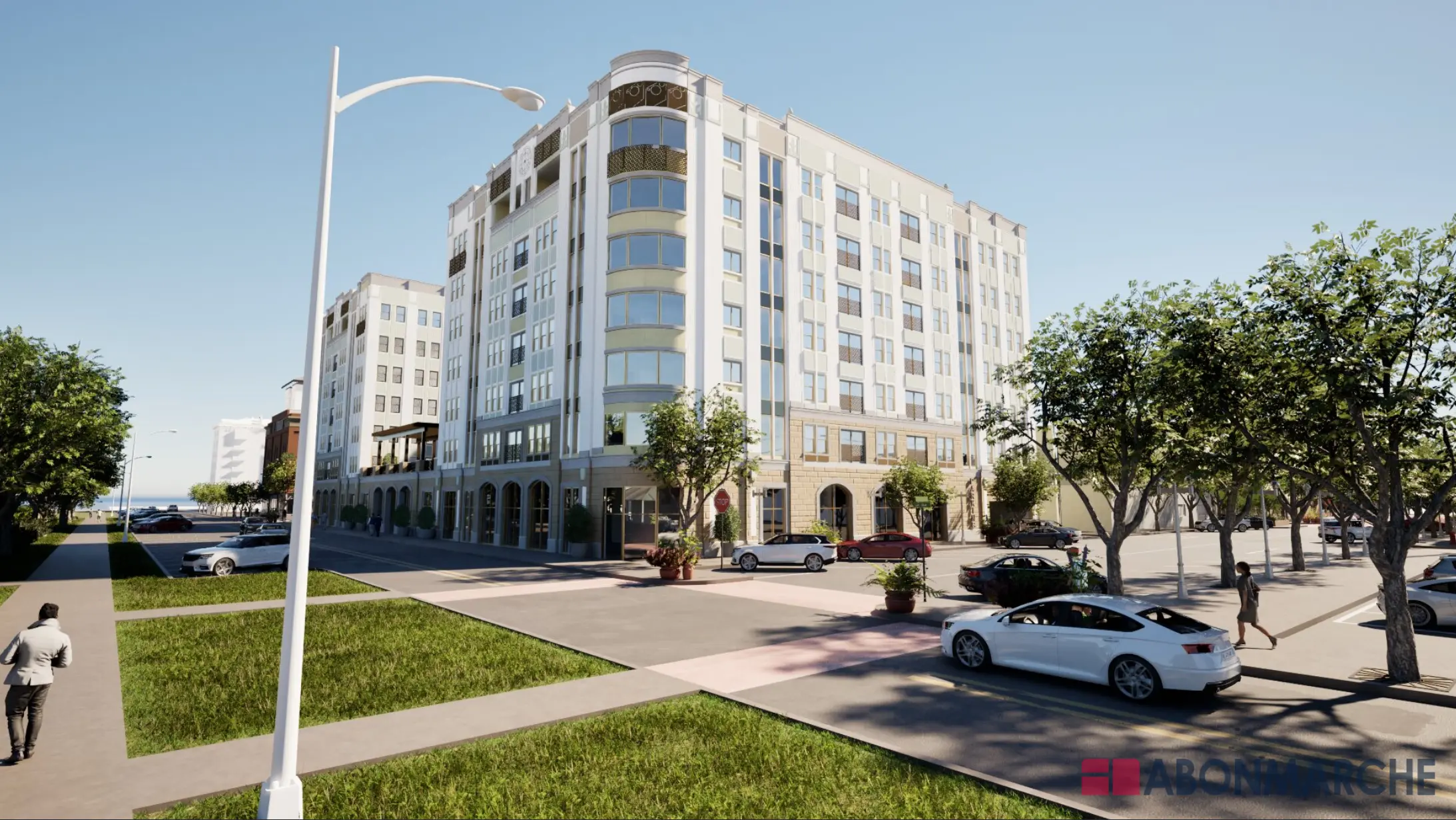 Southern view of The Marquette