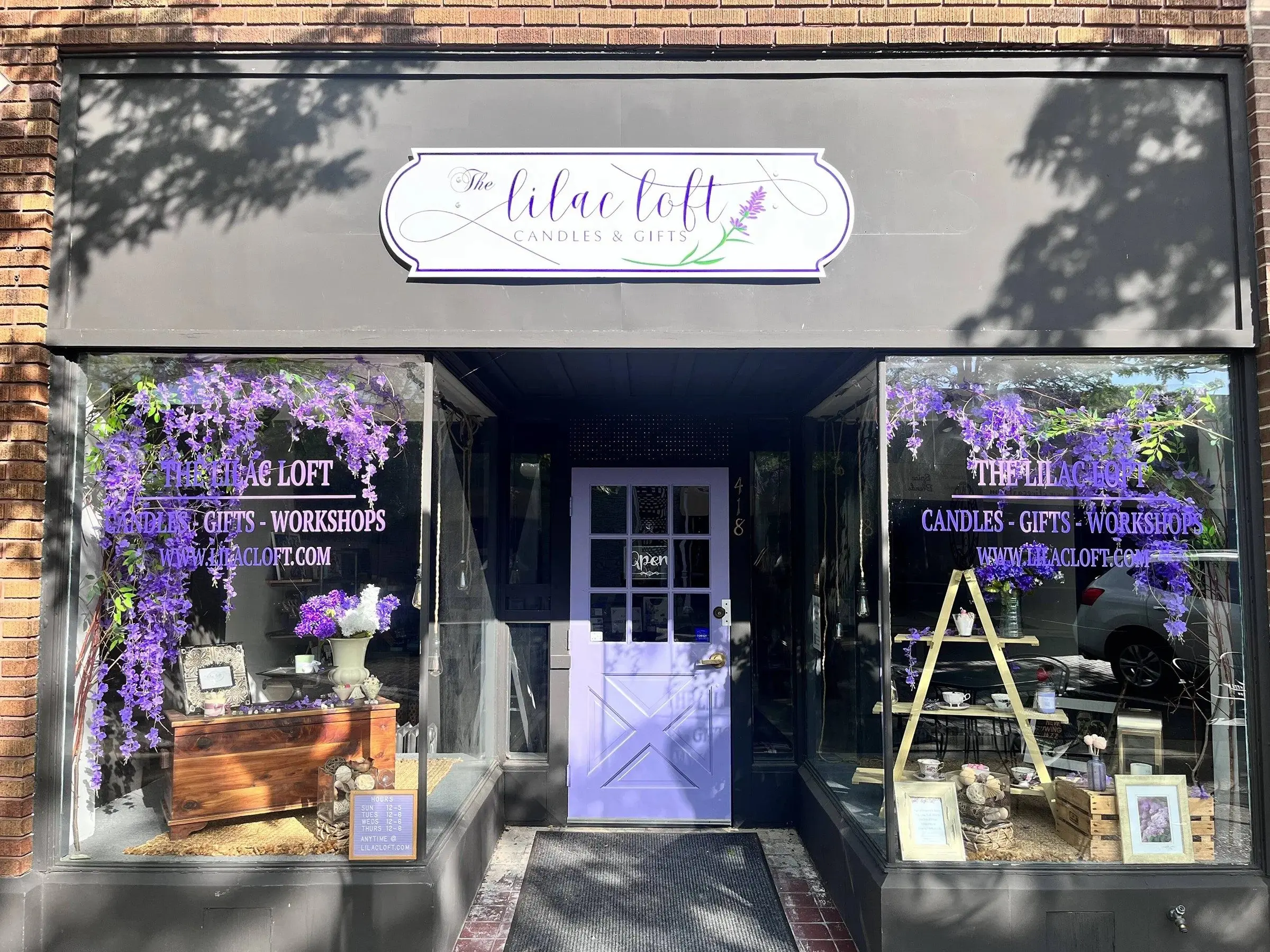 Lilac loft storefront
