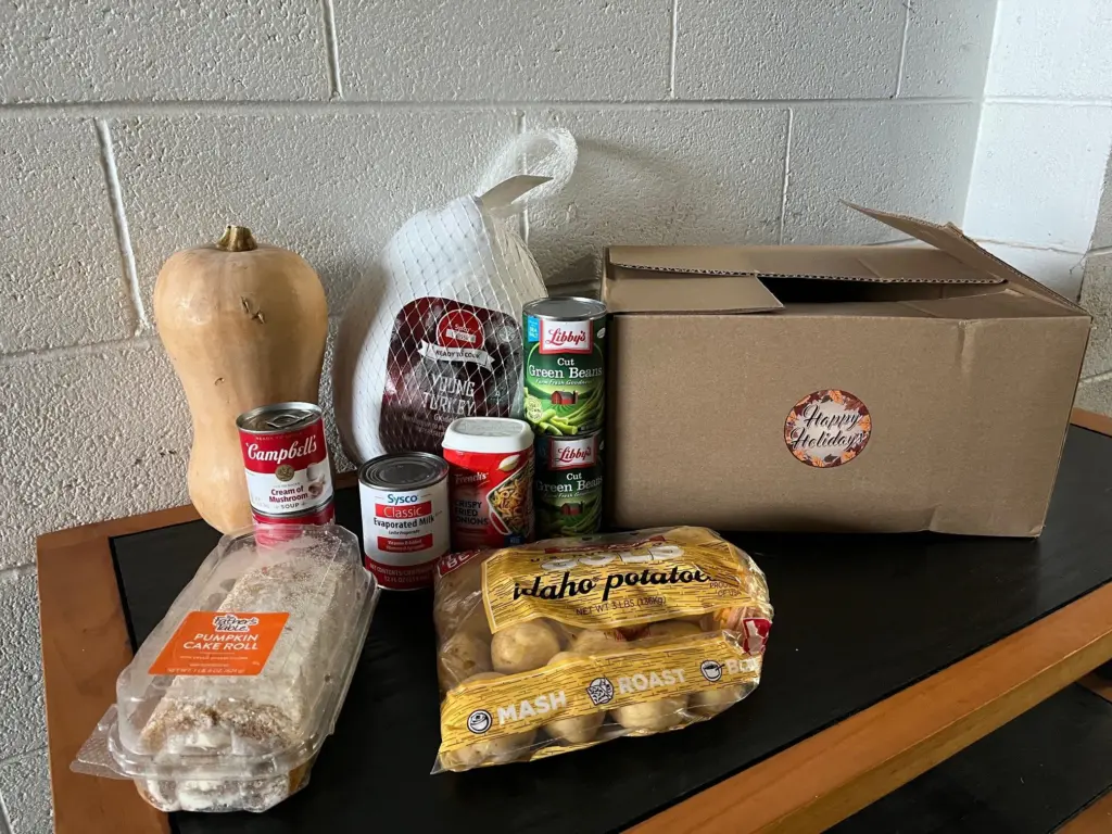 Pokagon Thanksgiving boxes